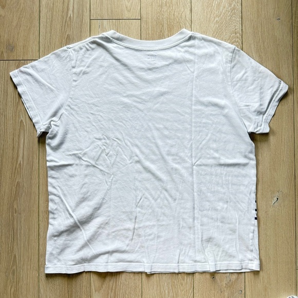 Uniqlo x Sanrio Hello Kitty My Melody Gudetama Striped T Shirt in White Size L - Picture 6 of 8